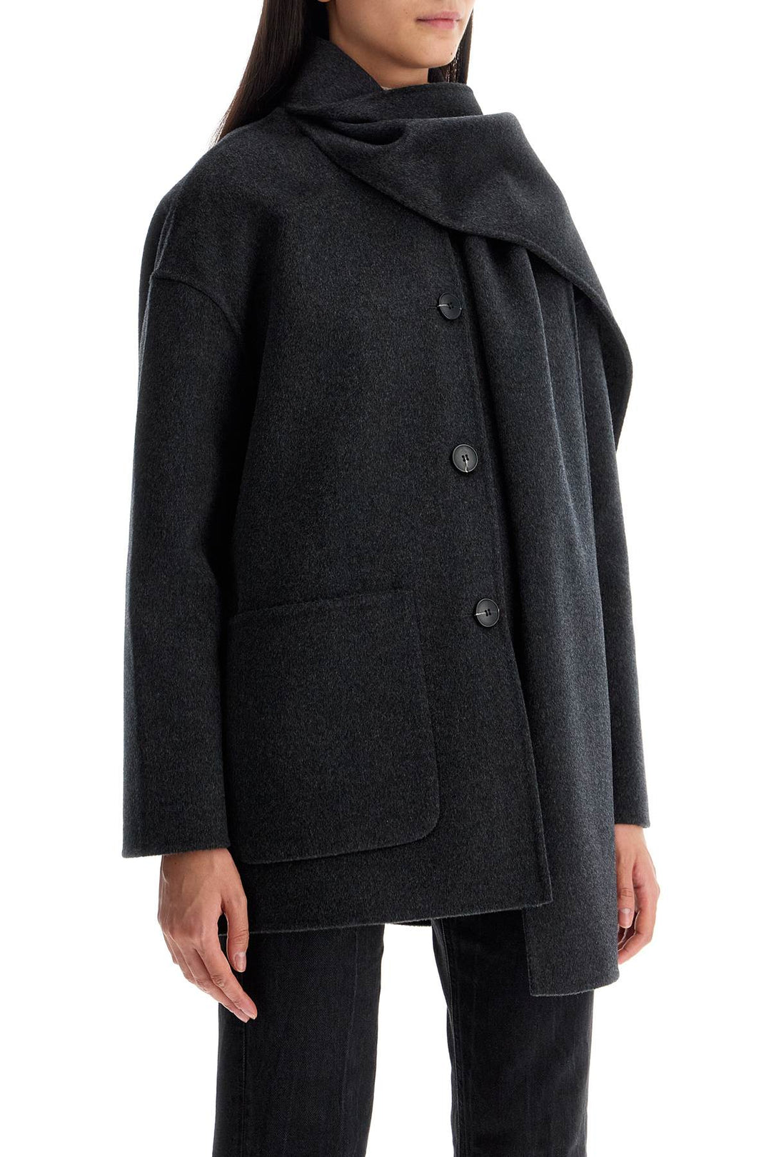 DYNAMIS STUDIO antwerp scarf coat