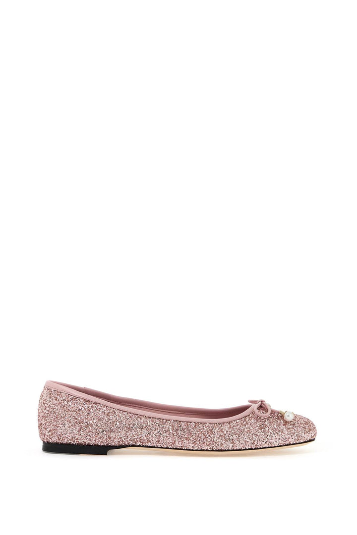 Jimmy Choo glittery elm ballet flats