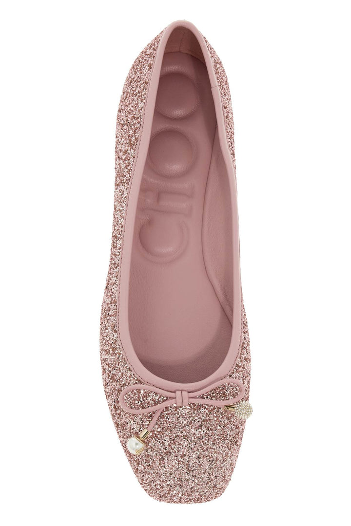 Jimmy Choo glittery elm ballet flats