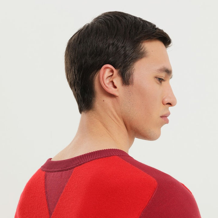 1989 STUDIO Color block sweater