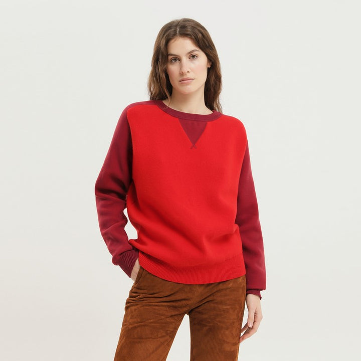 1989 STUDIO Color block sweater