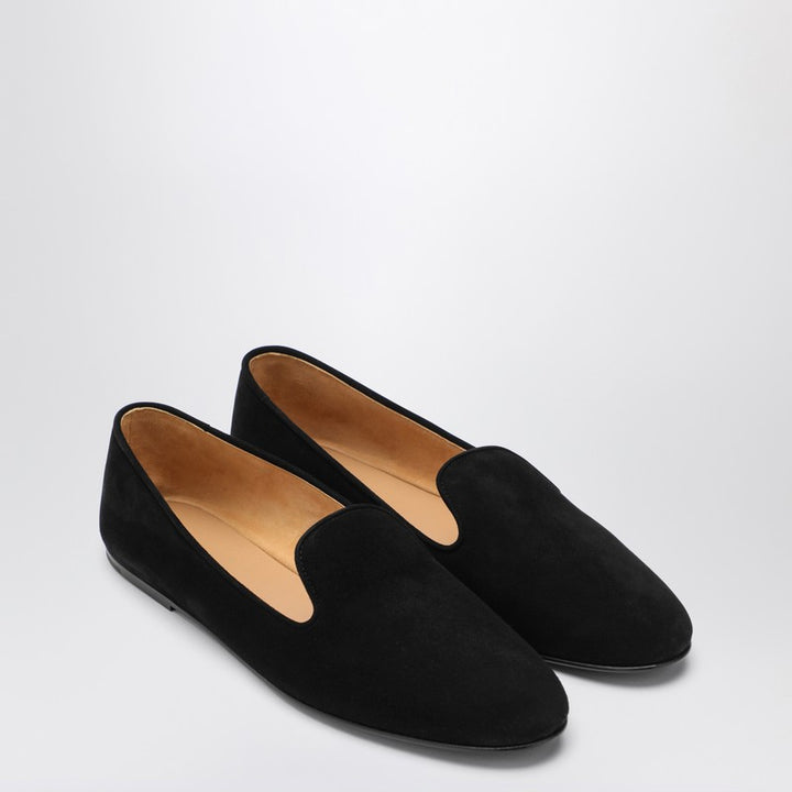 The Row Lippi suede loafers