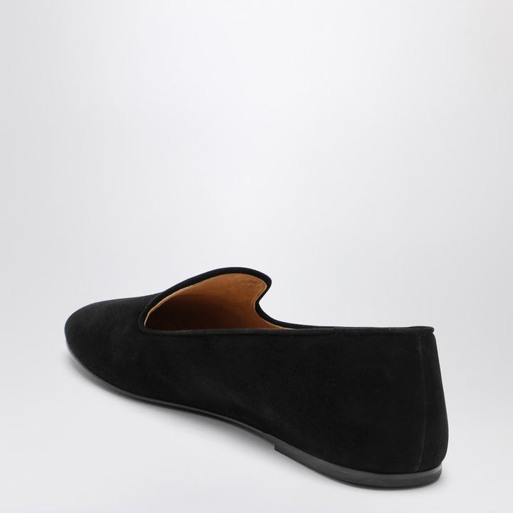 The Row Lippi suede loafers
