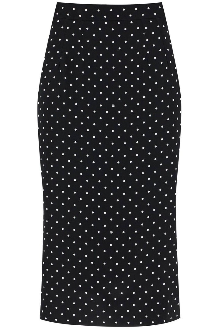 Dolce & Gabbana stretch charmeuse pencil skirt