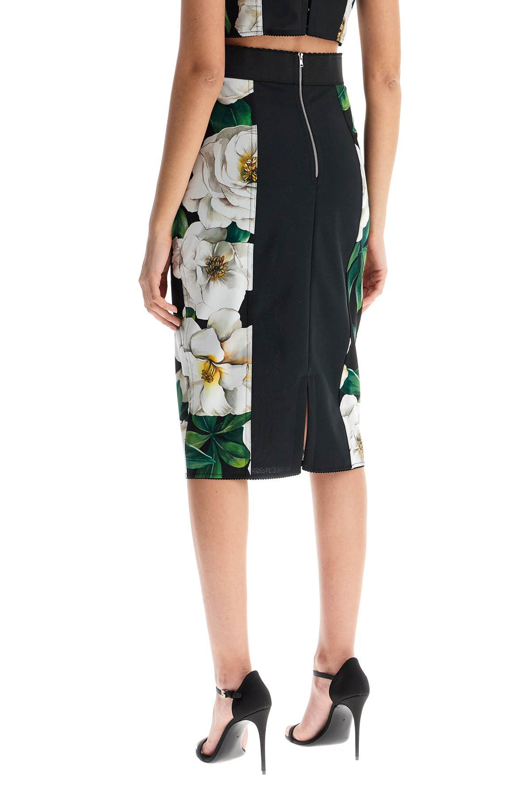 Dolce & Gabbana floral knee-length skirt