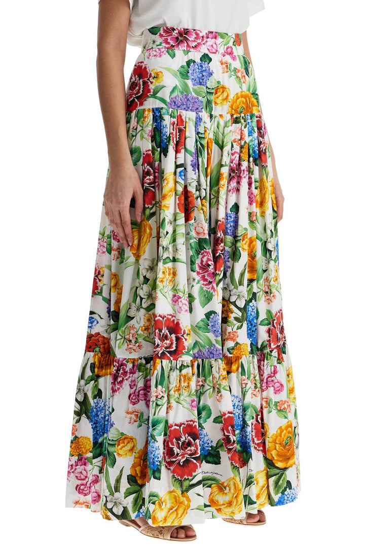 Dolce & Gabbana floral maxi skirt