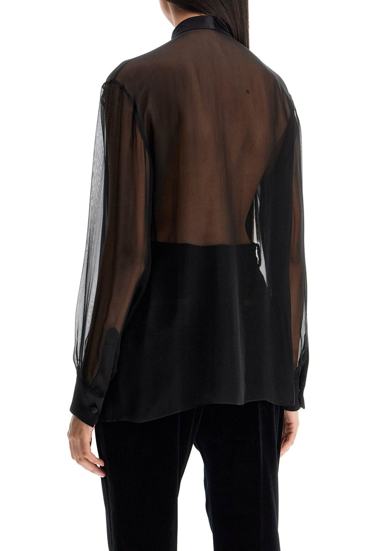 Dolce & Gabbana chiffon blouse with bow