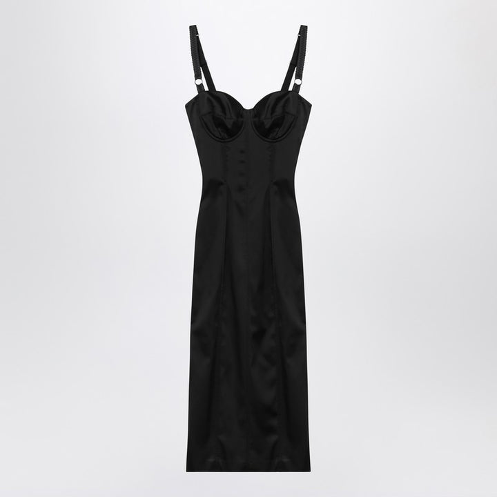 Dolce & Gabbana satin bustier dress