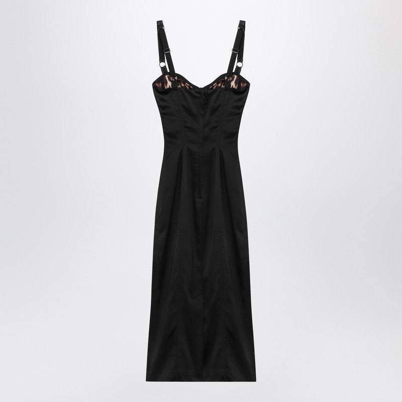 Dolce & Gabbana satin bustier dress