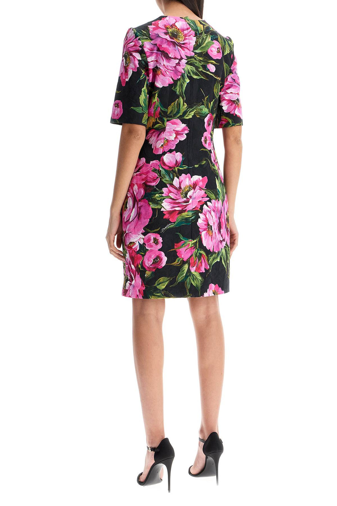 Dolce & Gabbana black floral dress