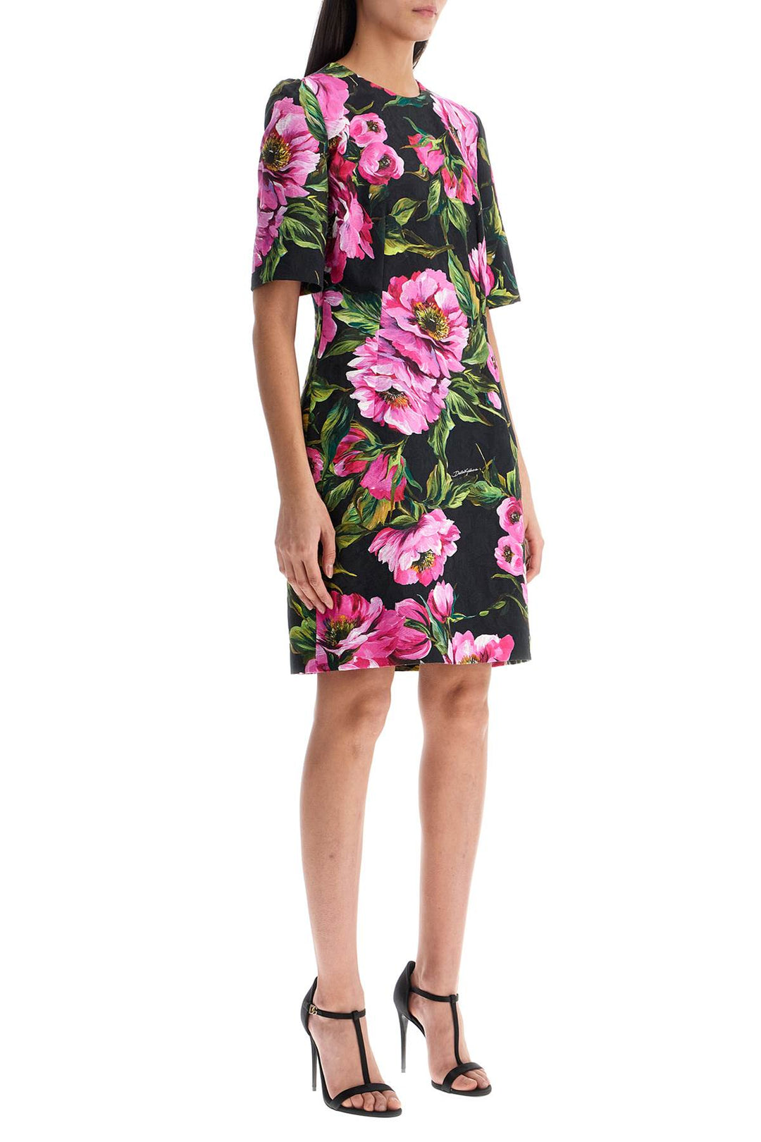 Dolce & Gabbana black floral dress