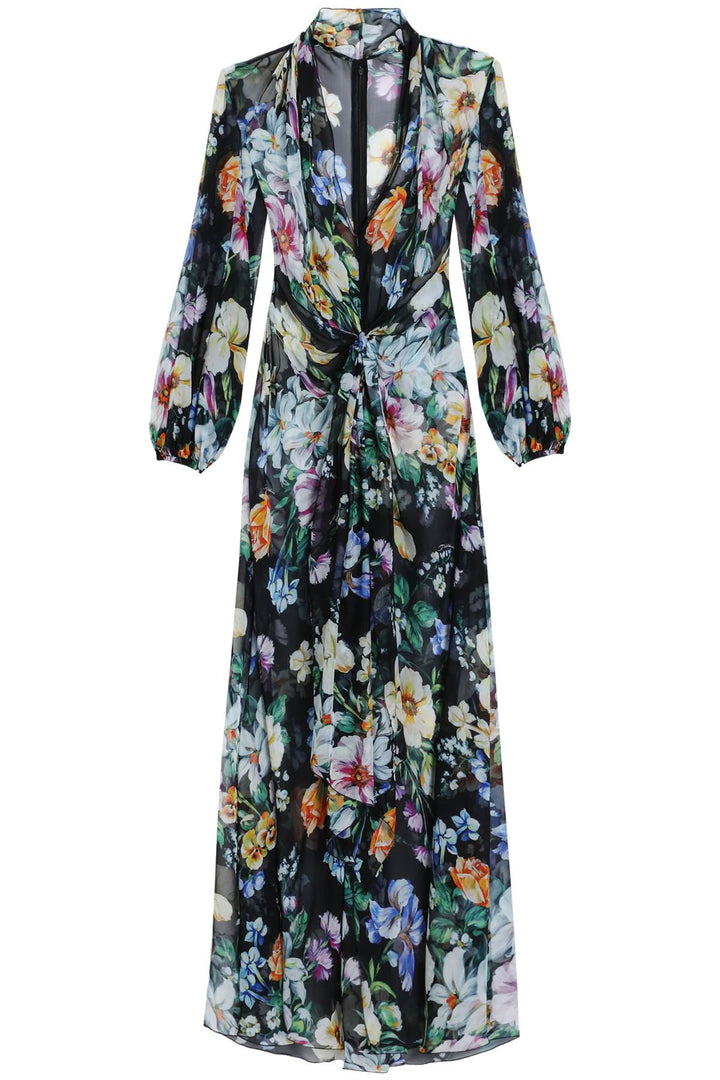 Dolce & Gabbana long floral silk dress