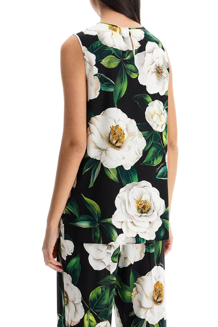 Dolce & Gabbana floral silk top