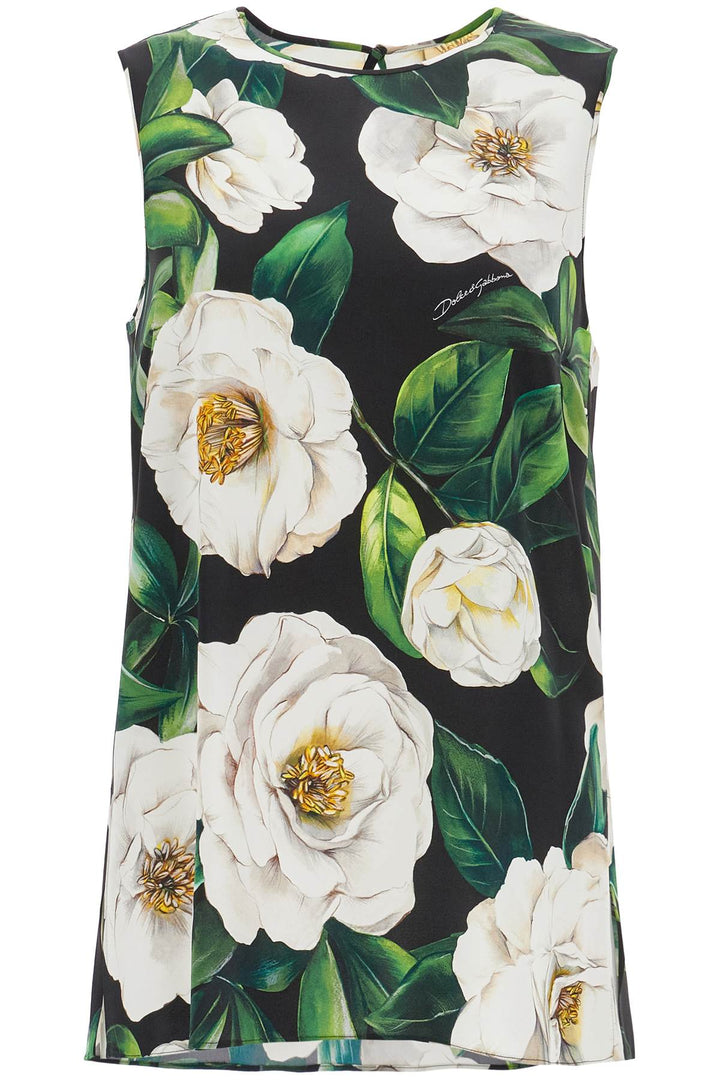 Dolce & Gabbana floral silk top