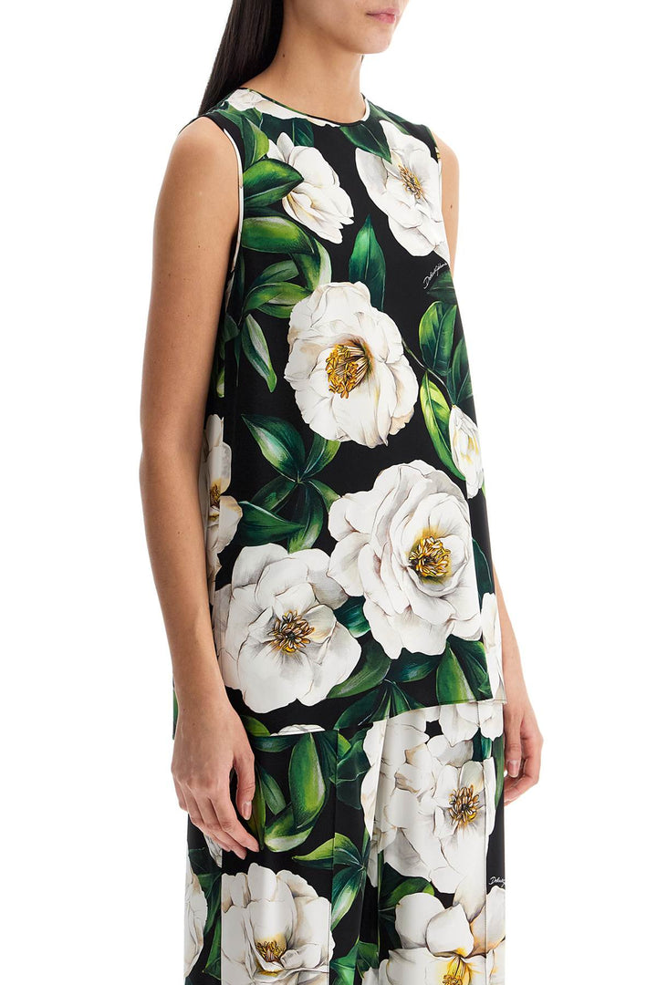 Dolce & Gabbana floral silk top