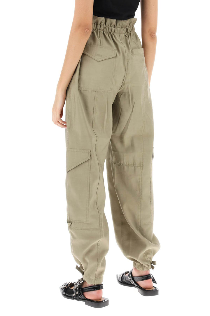 Ganni light slub pants