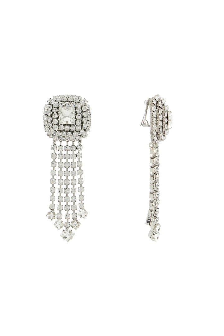 Alessandra Rich dangling clip-on earrings