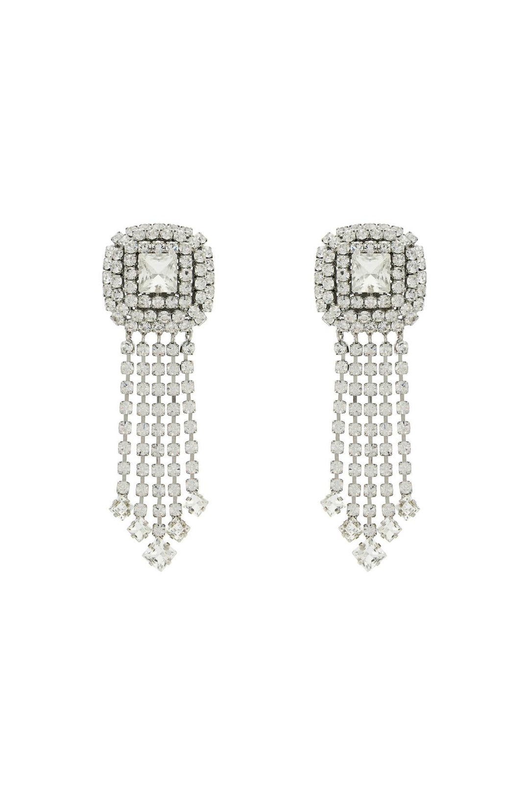 Alessandra Rich dangling clip-on earrings