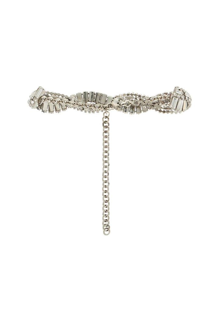 Alessandra Rich crystal-studded choker