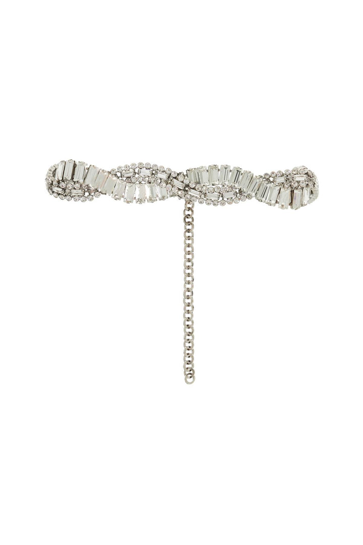 Alessandra Rich crystal-studded choker