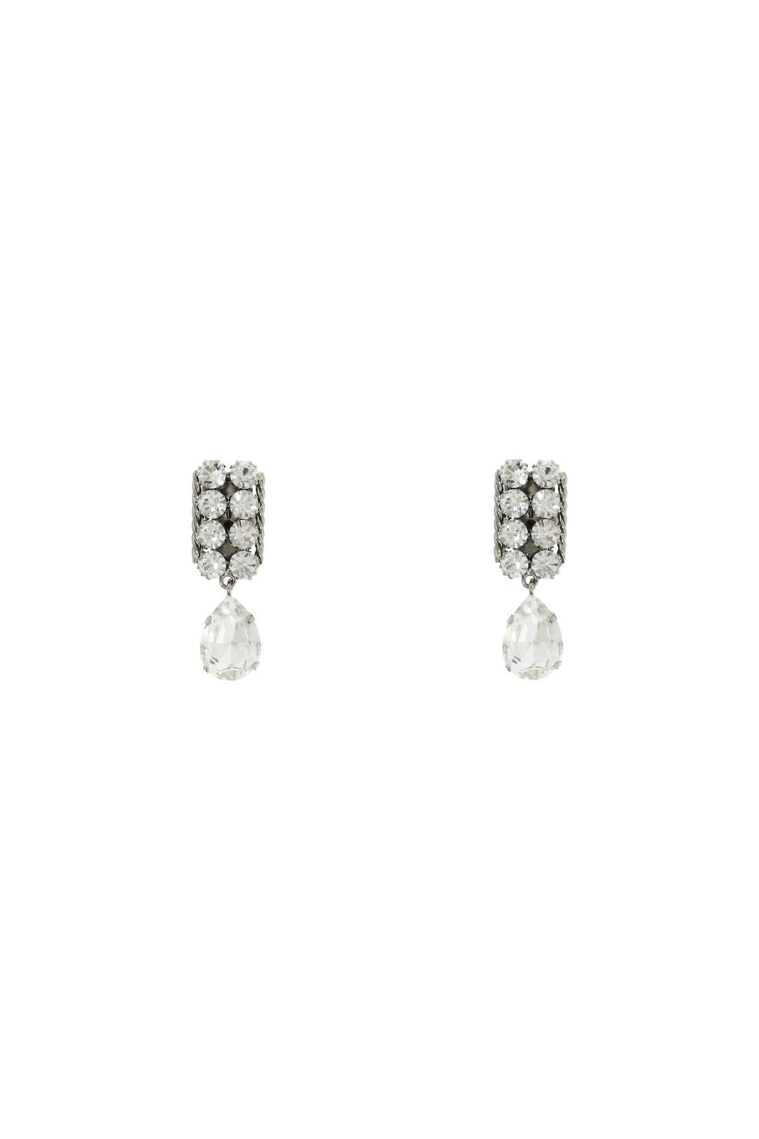 Alessandra Rich dangling clip-on earrings