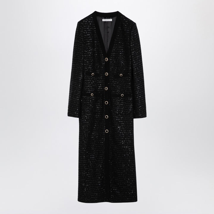 Alessandra Rich sequin tweed midi dress