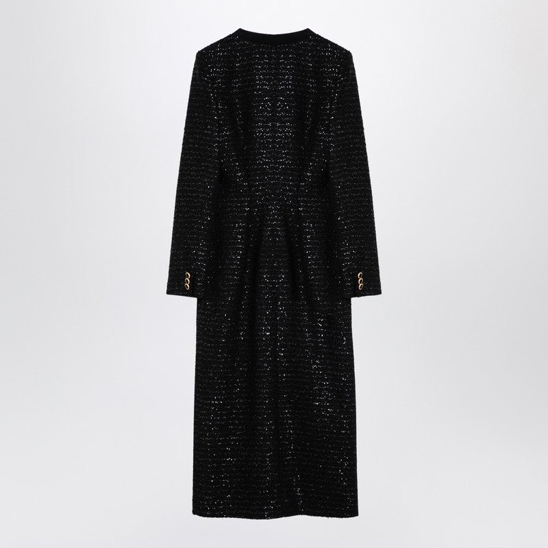 Alessandra Rich sequin tweed midi dress