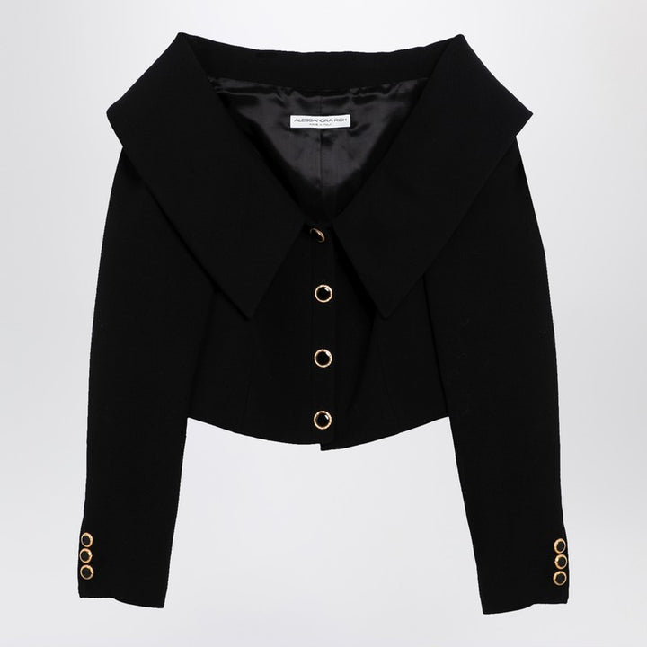Alessandra Rich Off Shoulder Jacket