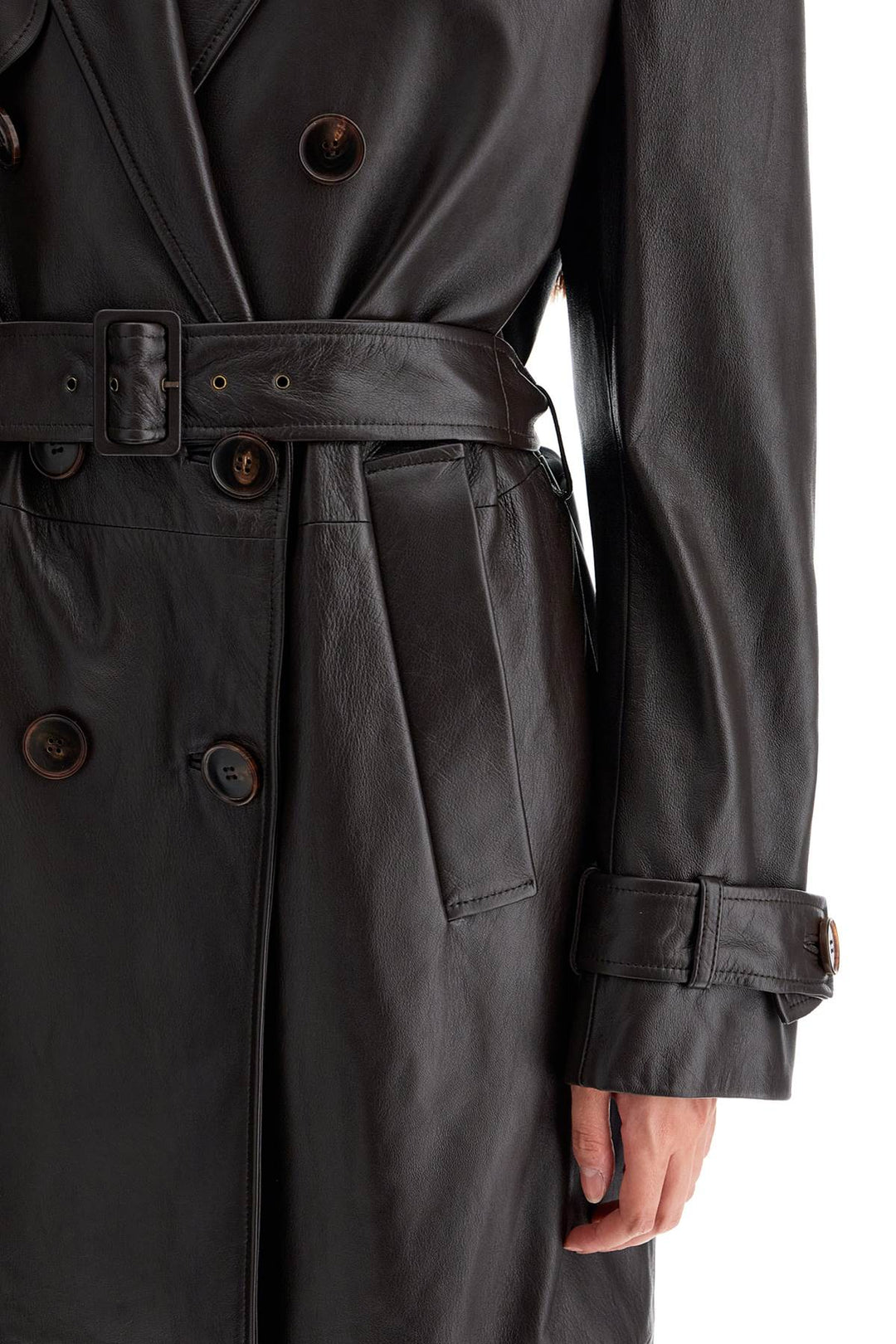 Alessandra Rich Leather Trench