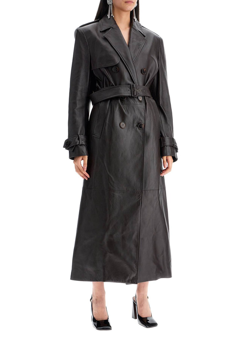 Alessandra Rich Leather Trench