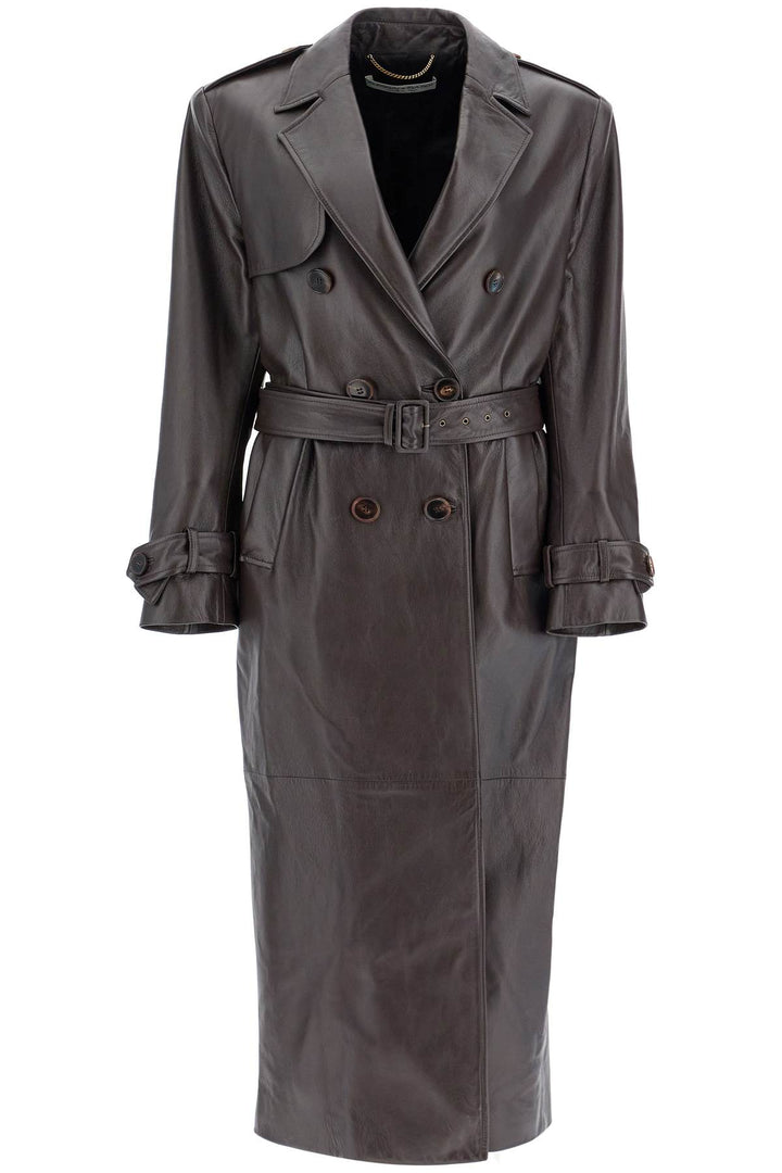 Alessandra Rich Leather Trench