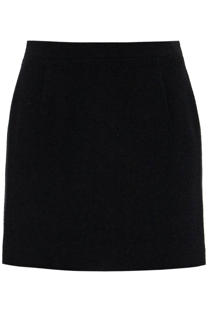 Alessandra Rich tweed boucle mini skirt