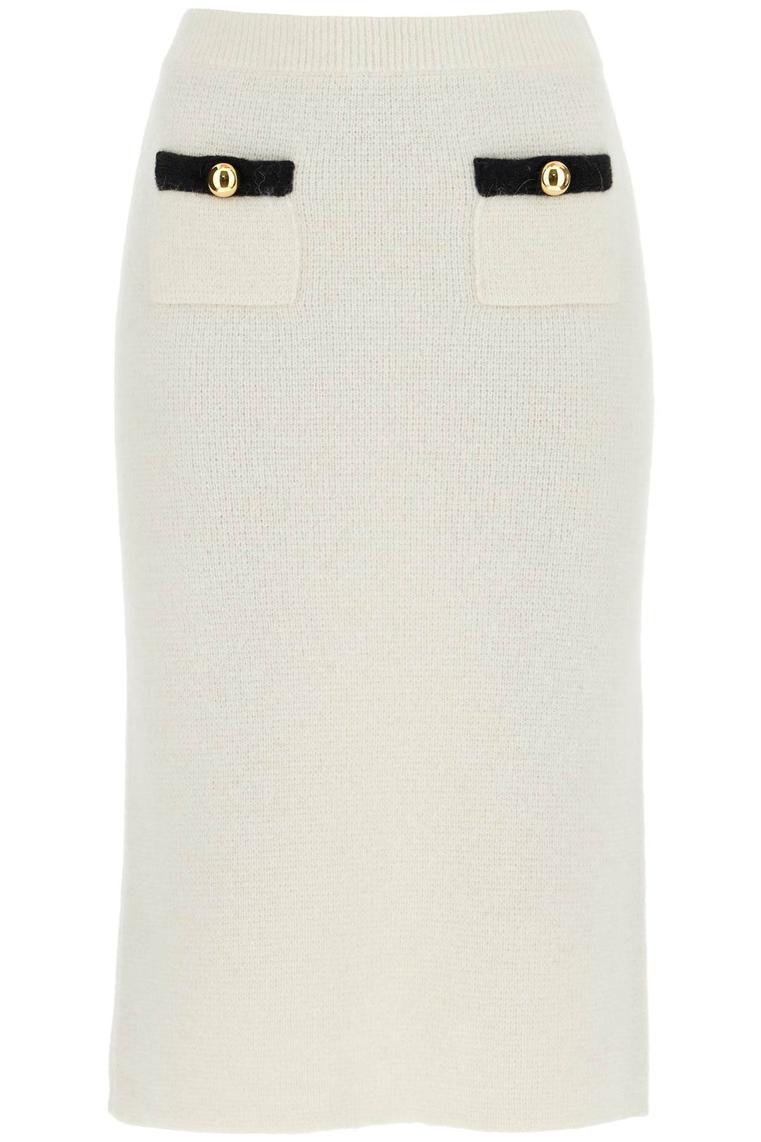 Alessandra Rich alpaca midi skirt