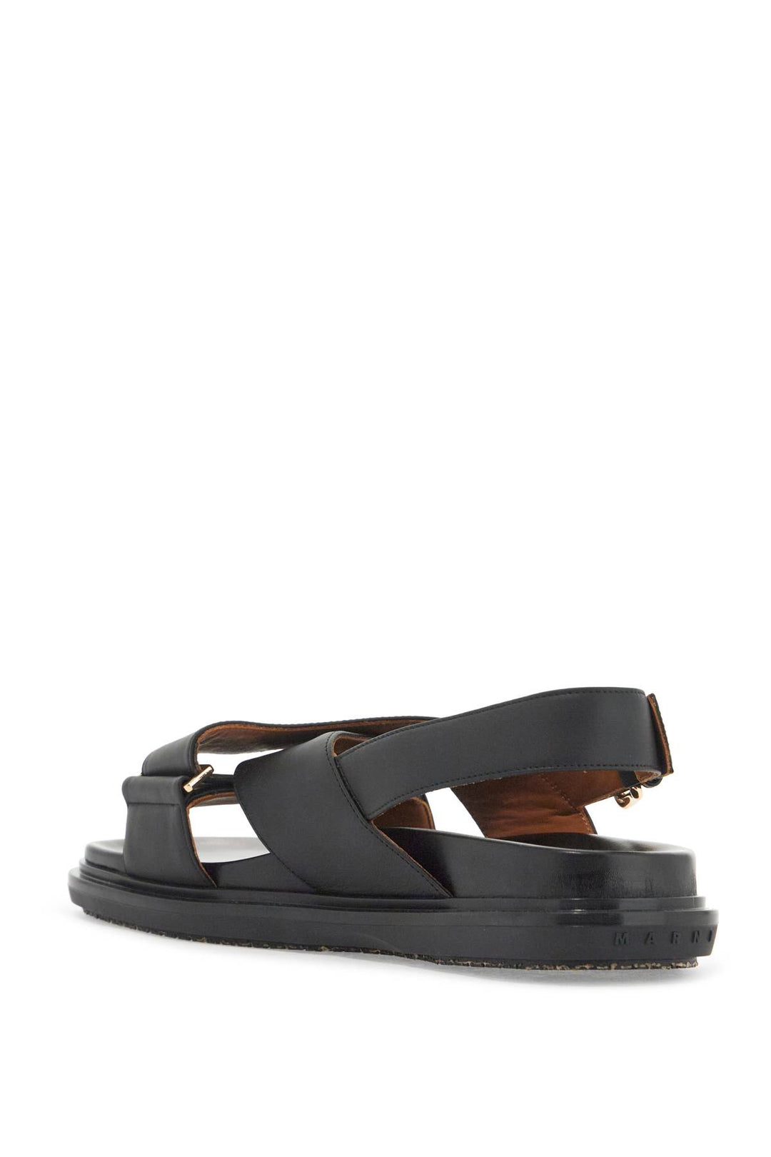 Marni leather fussbett sandals