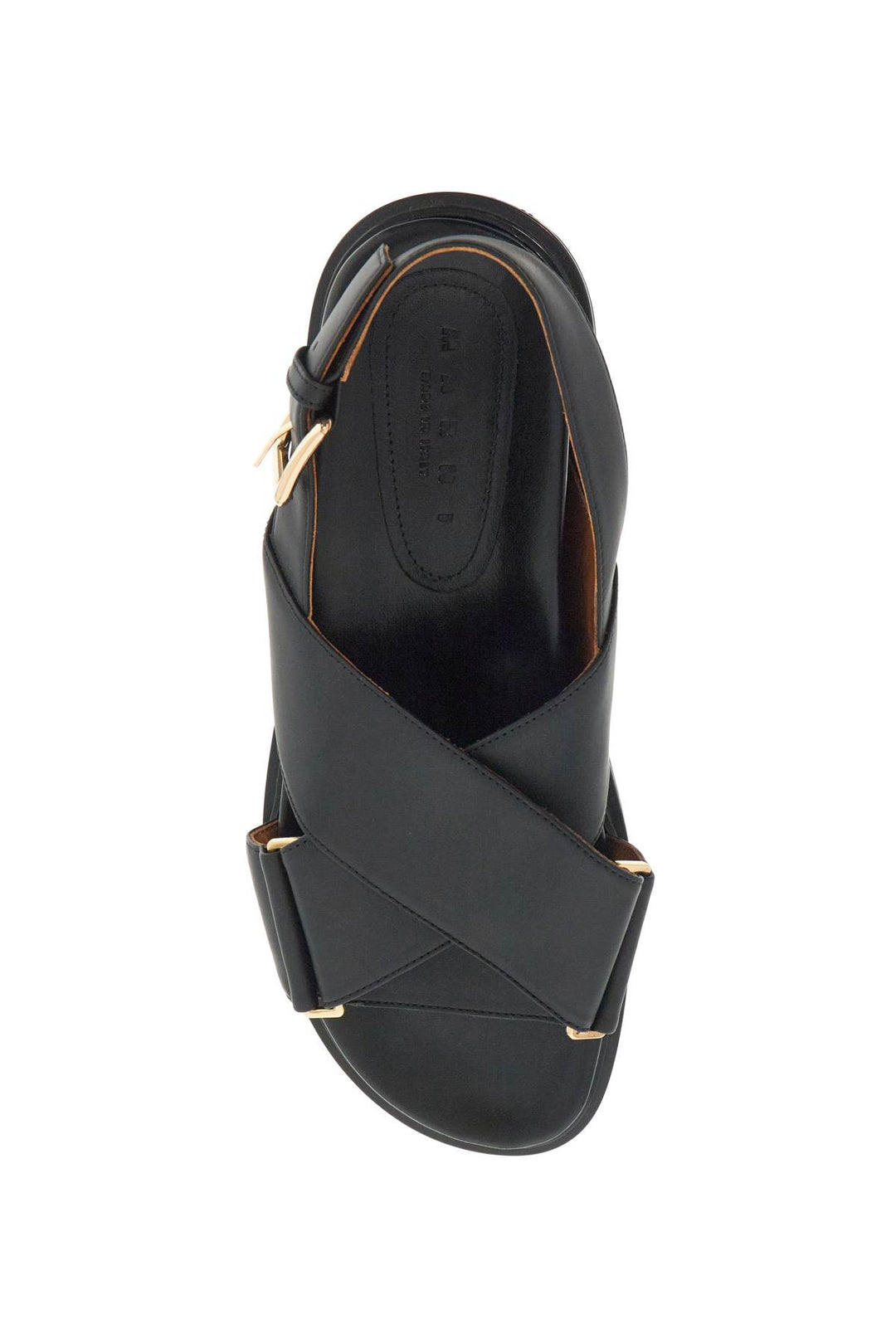 Marni leather fussbett sandals