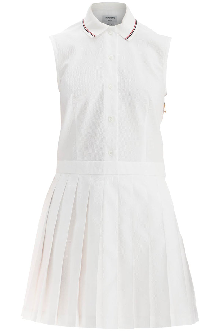 Thom Browne pleated cotton dress