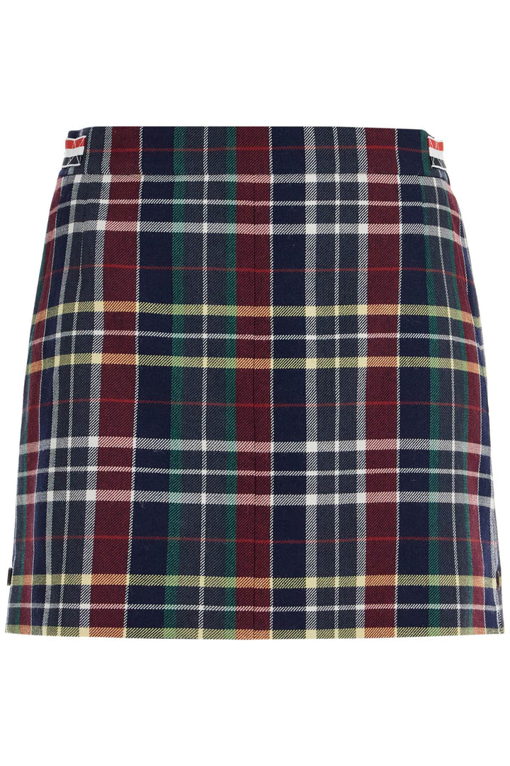 Thom Browne wool twill mini skirt