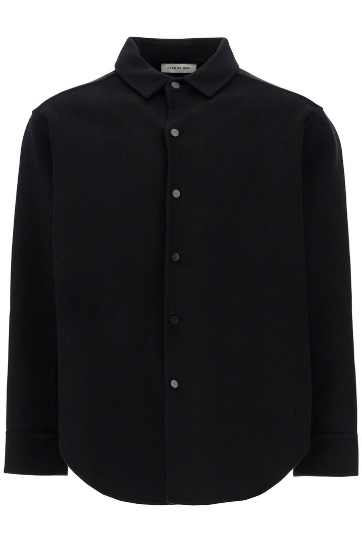 Fear Of God oversized wool black shirt