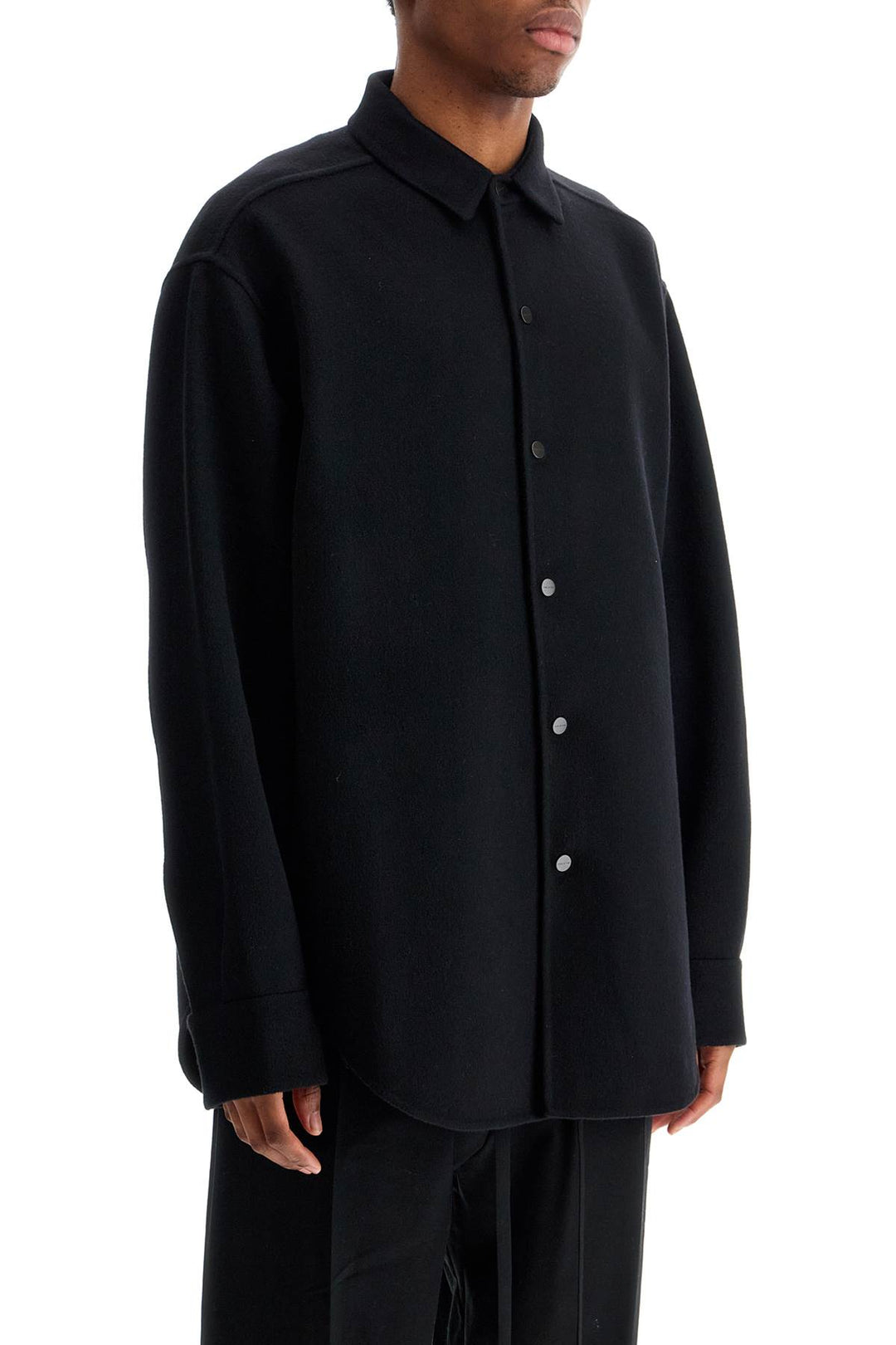 Fear Of God oversized wool black shirt