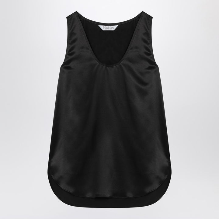 Max Mara silk satin Top