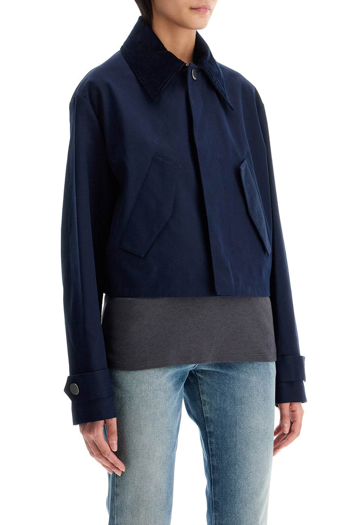 Ami Alexandre Matiussi cropped canvas jacket