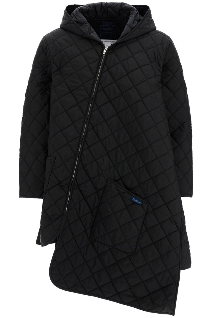 Comme Des Garcons Shirt quilted asymmetrical Parka