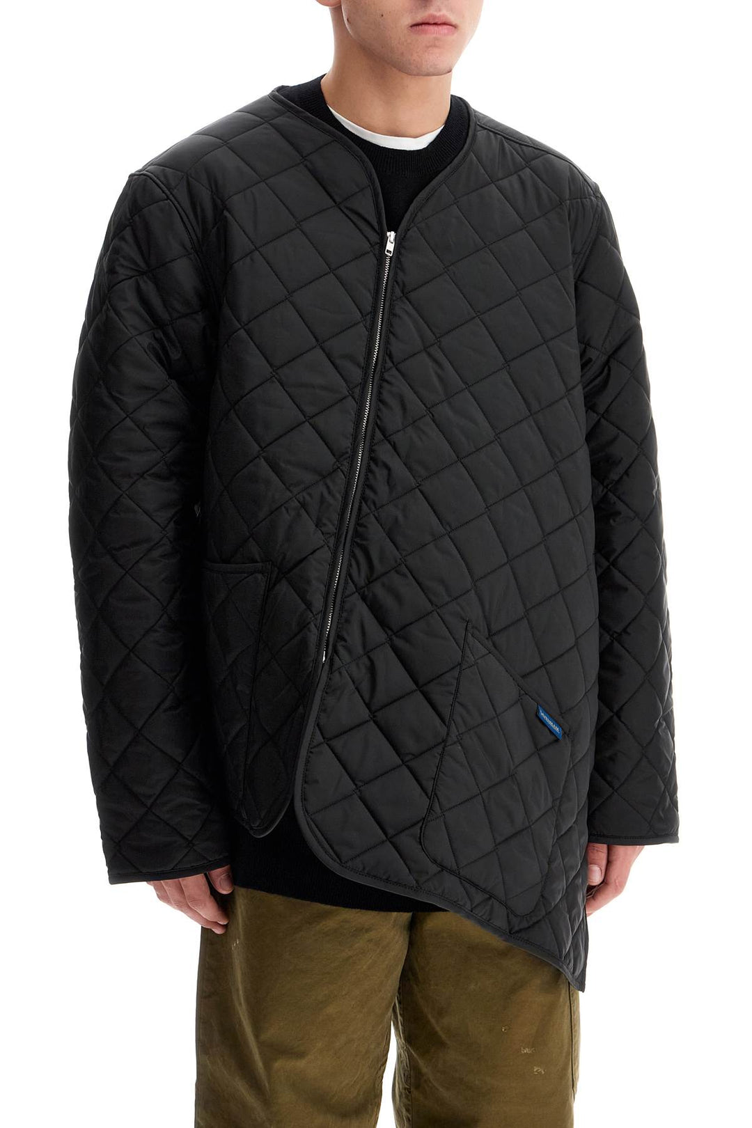 Comme Des Garcons Shirt asymmetric quilted