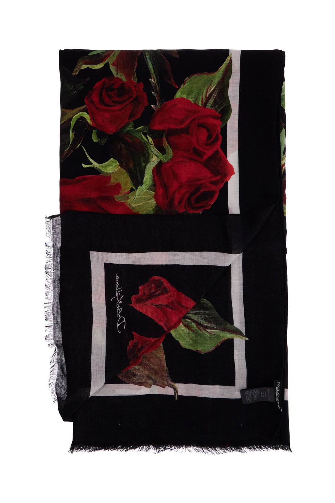 Dolce & Gabbana modal and silk scarf