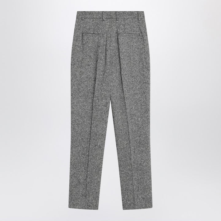Dolce & Gabbana Wool-blend dotted trousers