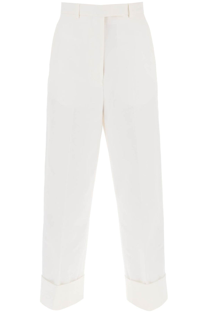 Thom Browne cropped wide leg jeans