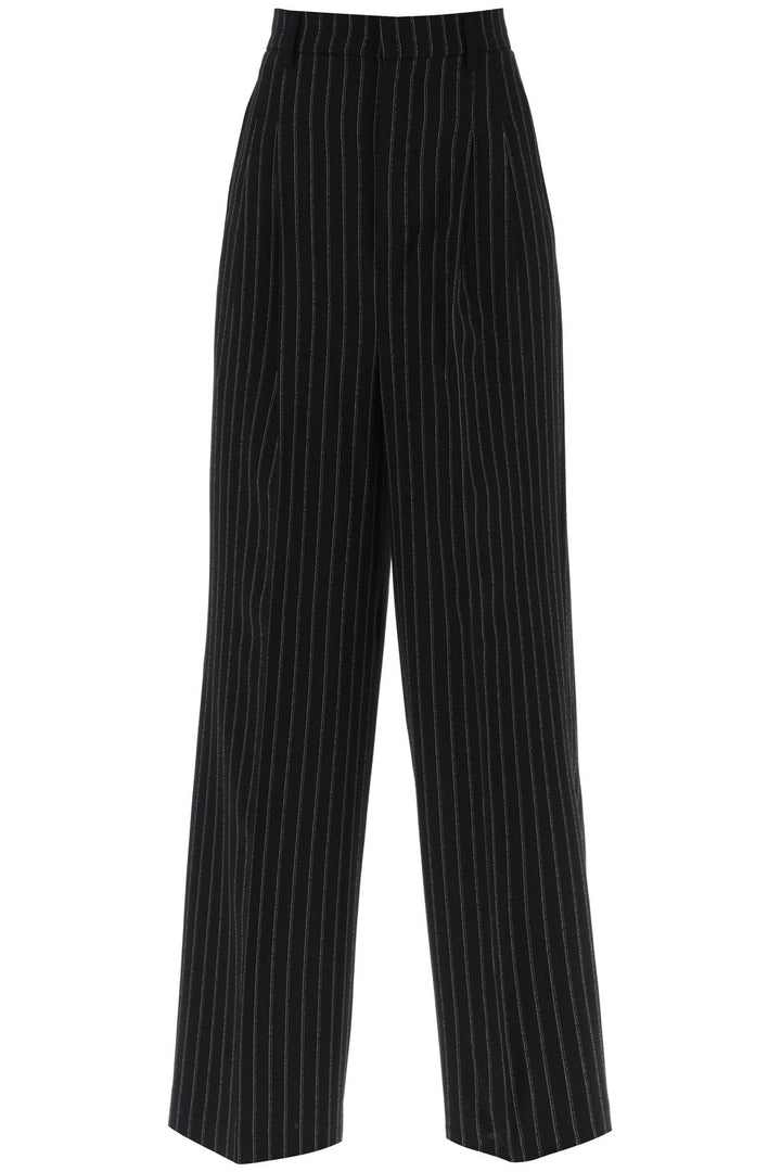 Ami Alexandre Matiussi wide-legged pinstripe trousers