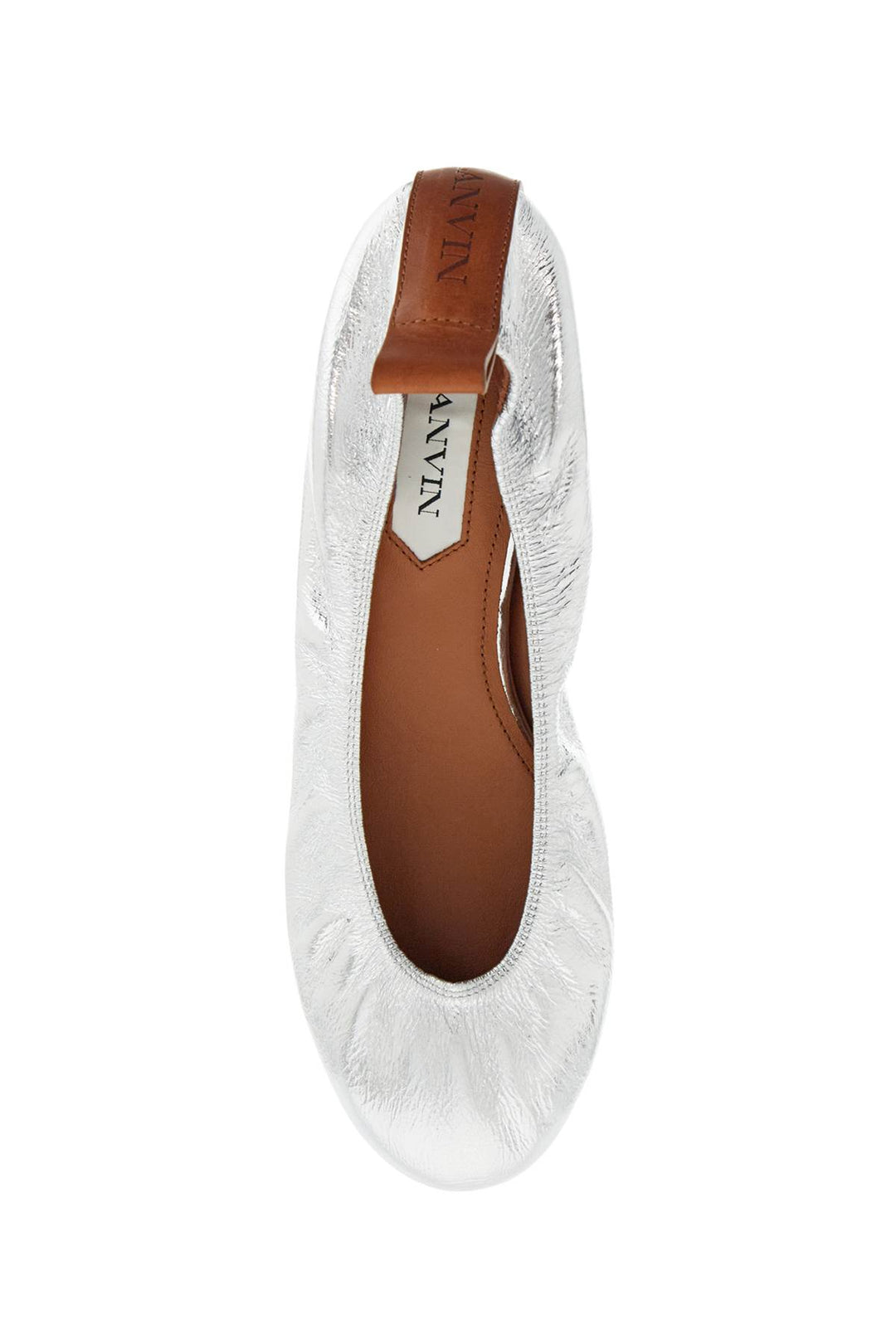 Lanvin laminate ballet flats