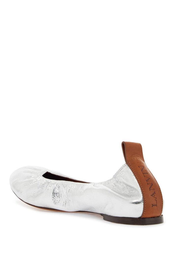 Lanvin laminate ballet flats