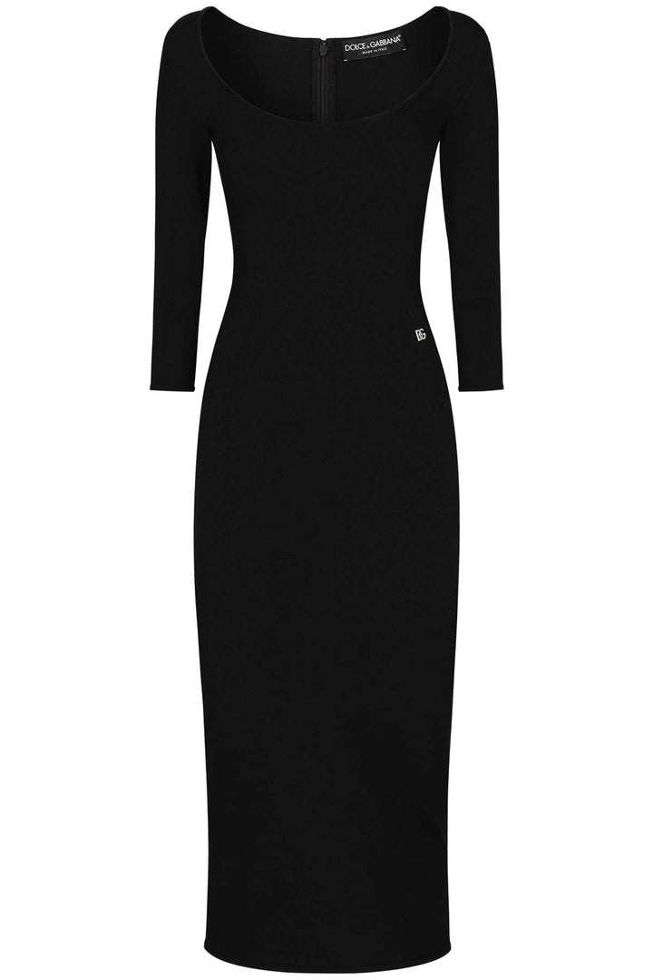 Dolce & Gabbana mid-length viscose knit dress